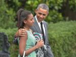 Las redes se preguntan donde está Sasha Obama que no acudió al discurso de su padre