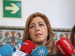 Susana Díaz ve la dimisión de Trillo "tardía" y critica la insensibilidad del exministro y el PP con las víctimas