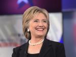 Democratic Presidential hopeful Hillary Clinton