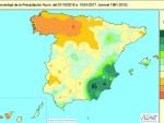 La mitad sur de Extremadura, entre las zonas españolas más afectadas por la escasez de lluvias