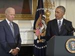 Obama entrega la Medalla de la Libertad a un emocionado Biden de cara a su salida de la Casa Blanca