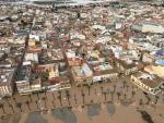 Emergencias alerta que hay un porcentaje alto de desbordamiento de una rambla en Los Alcázares