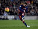 Leo Messi no sufre lesión muscular en los isquios / AFP