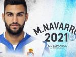 Marc Navarro renueva con el Espanyol hasta 2021