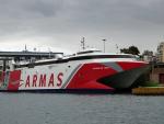 Armas posiciona en Motril un ferry rápido que refuerza sus líneas marítimas con Melilla y Marruecos