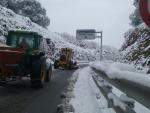 López dice que la Junta trabaja "en el proceso de normalización" de las carreteras afectadas por la nieve