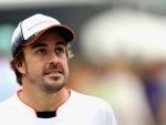 Alonso en el Gran Premio de Brasil.