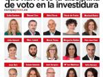 Diputados críticos del PSOE se mantienen fieles a Pedro Sánchez pese a la irrupción de Patxi López