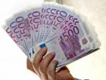 El número de billetes de 500 euros retrocede a niveles de septiembre de 2008