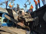 Un accidente ferroviario en la India deja 39 muertos y 54 heridos