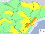Aviso amarillo por viento en varias zonas de Aragón