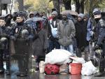 Empieza en París la evacuación de un campamento con 3.000 migrantes