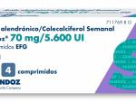 Sandoz (Novartis) lanza Ácido alendrónico/Colecalciferol EFG para la osteoporosis postmenopáusica