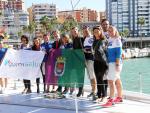 Málaga se vuelca con las protagonistas del Reto Pelayo Vida contra el cáncer