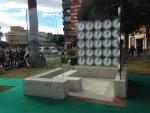 La Avm3j inaugura un monumento para que el accidente de metro quede en la "memoria colectiva" en su último acto público