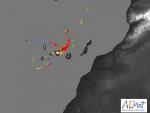 Canarias registra más de 560 rayos en apenas dos horas