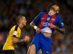 El Barça echa de menos a Messi y a Suárez y se estrella ante el Málaga