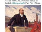 Garzón celebra en Twitter el 99 aniversario de la revolución rusa "contra 'El Capital'"