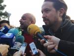 Pablo Iglesias afirma que le "gustaría" que Molina presente su candidatura para revalidar su cargo en Castilla-La Mancha
