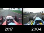 El vídeo viral que compara a Alonso en el Renault de 2004 y el McLaren de 2017