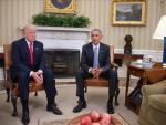 Obama recibe en la Casa Blanca a Trump para iniciar el traspaso de poderes