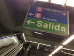 Madrid reabre hoy la línea de Metro que va al aeropuerto, una semana antes de lo previsto