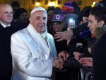 El papa pide desde el Vaticano acabar con "las formas modernas de esclavitud"