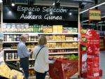 El índice de ventas en las grandes superficies y cadenas de alimentación de Euskadi sube un 4,4% en marzo