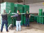 Cuatro detenidos en la mayor operación de robos de cajas de plástico en la zona de Levante