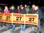 Se cumplen los servicios mínimos al inicio de la huelga en contra de la reforma de pensiones en el País Vasco