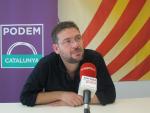 Fachin (Podem) pide que el nuevo partido de los 'comuns' no salga de un pacto "entre cúpulas"