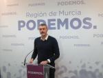 Podemos Murcia da por hecho que Cs apoyará a López Miras y anuncia su oposición "desde ya" al candidato del PP