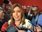 Susana Díaz tacha de infumables las cuentas y afirma que Hernando es un "faltón"