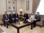 Ceniceros recibe al presidente del Consejo General de Colegios de Farmacéuticos de España
