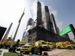 Nuevo incendio en Dubái cerca de la torre más alta del mundo