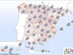 Mañana, nieve desde 800 metros en norte y viento fuerte en Girona y Almería