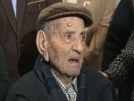 Bienvenida (Badajoz) celebra los 112 años de Francisco Núñez, el tercer varón más longevo del mundo