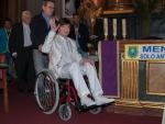 Camilo Sesto presenta en silla de ruedas su canción con el Papa Francisco