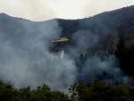 Cuatro incendios forestales permanecen activos en Cantabria, de los 17 registrados