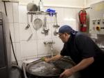José Manuel Abel trabaja como ayudante de cocina en Munich