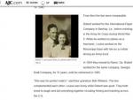 Captura de pantalla del Atlanta Constitution Journal, que recoge la noticia de los dos ancianos que fallecieron el mismo días tras 72 años casados
