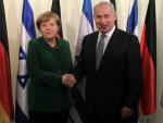 Merkel llega hoy a Israel al frente de una delegación de diez ministros