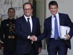 Hollande pierde 10 puntos de popularidad en 3 meses y arrastra a Valls