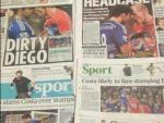 La prensa inglesa ataca a Diego Costa