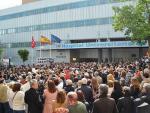 Cerca de un millar de personas se concentran contra la "reconversión" del Hospital de Móstoles
