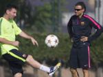 Mathieu reconoce que hubo pique entre Messi y Luis Enrique