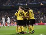 El Real Madrid entrega el liderato del grupo al Dortmund y pasa como segundo (2-2)