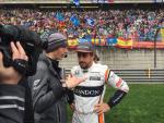 Alonso: "Rodar por delante de Bottas es lo más surrealista que me ha pasado"