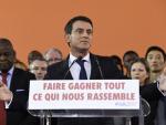 Valls en el acto en el que anuncio su candidatura a la presidencia