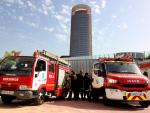 Un total de 320 bomberos visitarán la Torre Sevilla para conocer los sistemas de protección contra incendios